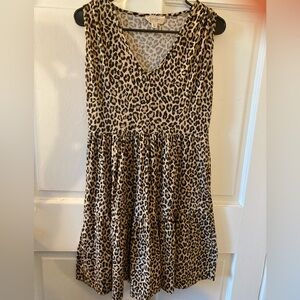 Jessica Simpson Leopard Print Dress